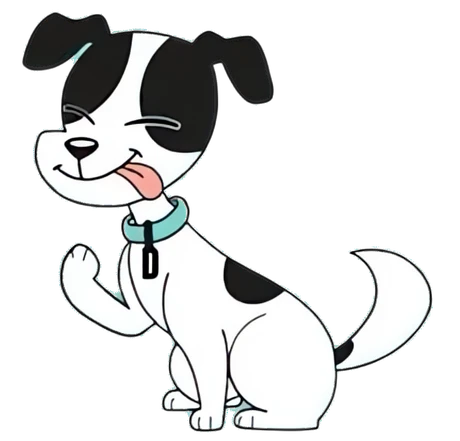 Mascota de DOGE saludando